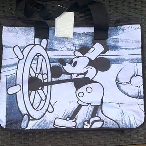 Steamboat Willie Disney Parks Tote Bag NWT